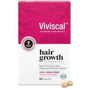 Viviscal Hair Growth Supplements For Women For Thicker, Fuller Hair, Nourishes Thinning & Loss, With Proprietary Collagen Complex, 60 Tablets, 1 Month Supply : Beauty & Personal Care