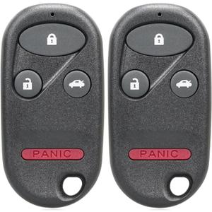 SCITOO Key Fob Keyless Entry 2008 2009 2010 2011 2012 for Honda for Accord 2.4L, 2008 2009 2010 2011 2012 for Honda for Accord 3.5L A269ZUA101 (2 PCS) 4 buttons 313.8Mhz