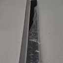 31.5" Slide-in Range Rear Filler Kit, Stove Gap Universal Trapezoidal filling strips, Cooktop Trim Kit Between Stove and Backsplash W10113901A for Whirlpool & Most Brand (Black-31.5in)