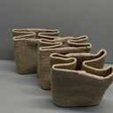 OIAHOMY Storage Cubes 11 Inch Storage Bins-3-Pack, Cotton Rope Woven Baskets for Organizing, Square Storage Baskets for Shelves Organizer, Classroom, Kids Toy Bins, Closet, Baby Nursery-Brown