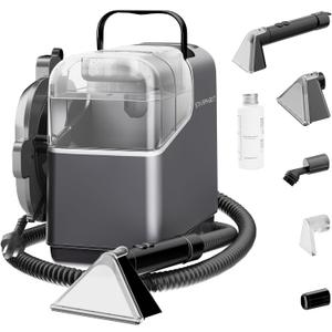 Starrybot Portable Carpet Cleaner Machine with Steam Technology for Carpet & Upholstery, 12000Pa Powerful Suction with Versatile Tools, Compact Pet Stain Remover and Deodorizer