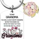 Grandma Mothers Day Gift from Grandkids Mothers Day Gifts for Grandma Keychain Nana Gift for Grandmother Gigi Birthday Thanksgiving Christmas Gift Ideas