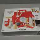 Le Toy Van - Kids Wooden Educational Pretend Play Honeybake Doctor's Medical Play Set Kit | Kids Pretend Play Role Play For Boys And Girls | 3 Year Old +, 8.66" x 5.70" x 5.90" (TV292) (Red)