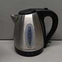 Hamilton Beach Electric Tea Kettle, Water Boiler & Heater, 1.7 Liter, Cordless Serving, 1500 Watts for Fast Boiling, Auto-Shutoff and Boil-Dry Protection, Stainless Steel (40880)