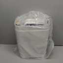 2 Pack 2.7 Gal Bathroom Trash Can with Lid, Automatic Trash Can Small Smart Garbage Can Touchless, Slim Motion Sensor Waterproof Plastic Trash Bins for Bedroom Office Kitchen Toilet (White)