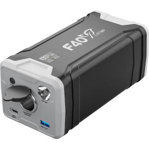 F40C4TMP Portable Power Station, 220Wh Backup Battery for Portable Refrigerator, External Supply Compatible with Most Car Freezers On The Market(Including The CRPRO Series)