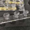 Necklace Hanger, Acrylic Necklace Holder, Necklace Organizer Wall Mount, Jewelry Hooks for Necklaces, Bracelets, Chains 