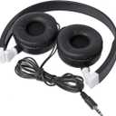 Keewonda Bulk Headphones Classroom Kids School (KW-X10) 10 Pack Students Wired Headphones in Bulk Multipack Earbuds Headsets for Computers Lab Library Hospital Museums Hotels White