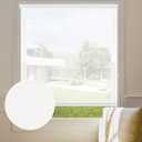 Persilux Light Filtering Roller Shades and Blinds for Windows (29" W x 72" H, Off White) Flame Retardant, UV Protection Solar Shades Sheer Window Shades for Home, Office Easy to Install