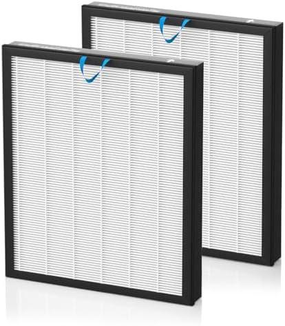 Vital 200S Replacement Filter for LEVOIT Vital 200S and Vital 200S-P Air Purifier, 2 Pack H13 True HEPA and High-Efficiency Activated Carbon Vital 200S-P Replacement Filter, Vital 200S-RF, White