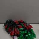 2-Pack Connectable C9 Christmas Lights Outdoor Indoor, 66 FT 100 LED Christmas String Lights Plug in with 8 Modes & Timer, Waterproof Fairy Twinkle Light for Xmas Tree Yard Decorations (Red and Green)