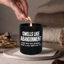 Christmas Farewell Gifts for Coworkers - Long Lasting Vanilla Lavender Scented Candle 10oz - Funny Retirement Going Away Coworker Leaving Gifts for Men Women Friends Boss