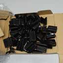 50 Pcs Black T Post Caps, Heavy Duty Vinyl T Post Safety Caps for Fence Post, T Post Protector Covers for Livestock & Farm, Fit Standard T Posts
