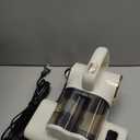 FEPPO Mattress Vacuum Cleaner, 16Kpa Bed Vacuum Cleaner with 253.7nm UV-C Light, 140F Heat, HEPA Filter & Ultrasonic, Versatile Handheld Vacuums for Bed, Sofa, Couch, Crib(Corded, 500W) (White)