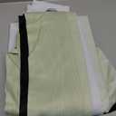 Estelar Textiler Sage Green and Greyish White Gradient Blackout Curtains for Bedroom, Thermal Insulated Ombre Blackout Drapes, Room Darkening Energy Saving Curtains for Living Room,52Wx84L,2 Panels