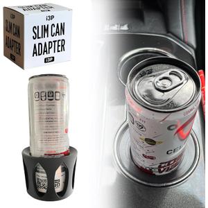Slim Can Car Cup Holder Adapter (2 Pack)  Universal Fit for 12oz & 8.4oz Slim Cans  Anti-Spill Drink Holder Insert for Red Bull, Celsius, White Claw, Energy Drinks & Seltzers