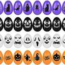 120 Pieces Halloween Skull Eggs Halloween Easter Plastic Eggs Halloween Eggs Plastic Fillable Scavenger Hunt for Trick or Treating Candy Box Mini Halloween Eggs for Halloween Party Supplies