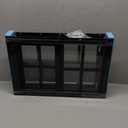 Gaahing 2-Pack 14" x 21" Heavy-Duty Aluminum Shed Windows Kit Flush Mount with Tempered Glass & Fiberglass Screens for Chicken Coops, Barns, Playhouses, Garages