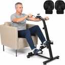 Adjustable Pedal Exerciser Bike for Seniors with a Pair of Gloves