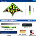 SGftre Delta Kite for Kids & AdultsExtremely Easy to Fly for BeginnersKites for Beach Trip Park Family Outdoor Activities, X-Large