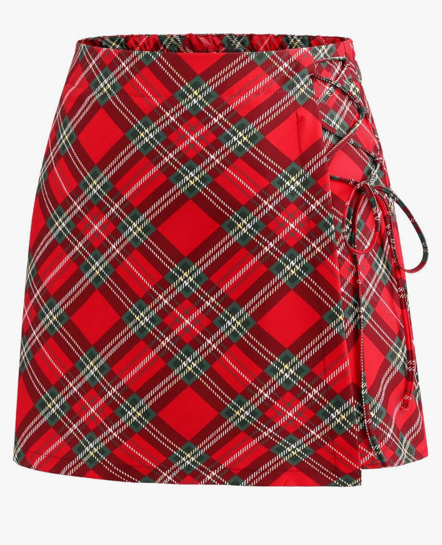 Auplus Womens Mini Skirt Basic Elastic Waist Casual Short Summer Skirts Size M