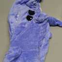 FFNXKLDZSW NXLYDZSW Unisex Kids Cosplay Costumes,Flannel Animal Onesie Sleepwear Costumes for Girl (4-6 Years, Blue)