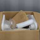 6 in 1 High Chair for Babies & Toddlers, Convertible Wooden Baby Highchair, Table and Chair Set, Baby Feeding Chair, 5-Point Adjustable Harness/4-Position Removable Tray& PU Seat Cushion(Beige)