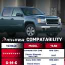 Richeer 2" Front Leveling Lift Kit for 1999-2006 Silverado 1500 Sierra 1500 (2WD Only), Classic 2007 Chevy Silverado 1500 2WD,Leveling Lift Kit Forged Front Strut Spacers Raise your Vehicle by 2"