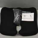 Extra Large Memory Foam Seat Cushions for Office Chairs, Pressure Relief Seat Cushion for Tailbone Pain Relief, Sciatica & Back Pain, Ergonomic Office Chair Cushion for Long Sitting & Driving, Black