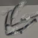 1 Pair LH & RH Front Edge of Rear Door Weather Strip Seal for Ford Explorer 2011-2019 Right Passenger and Driver Left Side Rear Door Weatherstrip Replaces BB5Z-7825324B BB5Z-7825325B