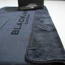 Blackline 24"x36" Slim Twisted-Loop Drying Towel, 800GSM, Streak Free, Lint Free, Reusable - Car Accessories, Bath Towels, Microfiber Cleaning Cloth - One Pass is All You Need