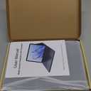 GreenLaw Case with Keyboard for Galaxy Tab S10 Lite/ S10 FE /S9 FE 5G 10.9 /S9 11 Inch, 7 Color Backlit Touchpad Keyboard with Pencil Holder, Magnetic Detachable, Black