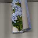 MARTINE MALL 3Pcs 21in Hydrangea Artificial Flowers, Latex Real Touch Hydrangeas Lifelike Large Hydrangea Flowers for Home Decor Party Arrangements Wedding Bouquets Centerpieces (Blue)