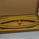 Putros Metal Arch Stand with Cover Set of 2 White Spandex Fitted Wedding Arch Cover and Round Top Chiara Backdrop Stand for Birthday Party Baby Shower Decoration 7.2FT, 6FT