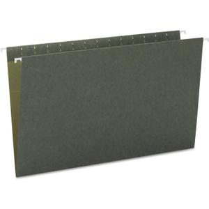 Smead Hanging File Folder, No Tabs, Legal Size, Standard Green, 25 per Box (64110)