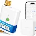 meross WiFi Water Timer for Garden Hose, Smart Hose Timer with Brass Inlet & Outet, WiFi Sprinkler Valve Work with Apple Homekit, Alexa & Google Assistant, Smart Rain Skip for Lawn, Garden & Yard