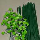 72Pcs Garden Hoops for Raised Beds, 12 Sets of 8Ft Greenhouse Hoops Grow Tunnel, Rust-Free Fiberglass Garden Hoops Frame, DIY Plant Support Garden Stakes for Netting Row Cover Shade Cloth