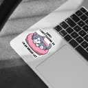 (3 Pcs) Sorry I Can't F*cking Go I'm an Indoor Cat Sticker Cute Cat Quote Funny Pet Humor Vinyl Decal Waterproof for Laptop, Tumbler, Helmet, Mug Gift for Kid Adults Friend Worker 3 Inch