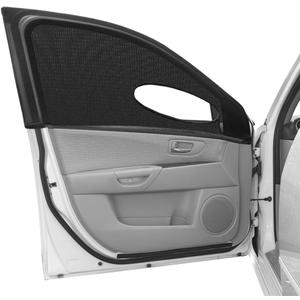 Car Front Window Shade, Breathable Automotive Window Mesh Screen, Privacy Windshield Sunshade for Baby Family Pet, Stretch UV Protection Side Window Cover for Car, Truck, SUV, Camping (Front)