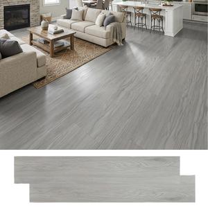 36-Pack 52 Sq.Ft 35in×5.9in,Peel and Stick Floor Tile Vinyl Flooring, Waterproof Self-Adhesive Vinyl Floor Tiles for Kitchen,Bedroom, Living Room,Light Gray.