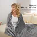 Electric Heated Blanket ,84x105,Gray