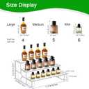 3‑Tier Acrylic Cologne Organizer for Men, Perfume Display Riser Stand Shelf