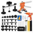 139pcs Dent Puller Kit, Paintless Dent Removal Kit for Dent Repair, Car Dent Repair Kit with Golden Lifter, Bridge Puller, Slide Hammer TBar, Car Dent Puller for Car Refrigerator Door Ding Repair