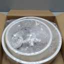 White Boho Chandelier 20-inch Natural Wicker
