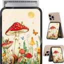 3 x Kidcube Phone Stand Magnetic - Cell Phone Stand Cute Moon Mushroom Girly for iPhone 16/15/14/13/12 Series