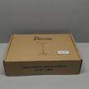 Projector Stand Tripod Adjustable, Laptop Height from 23.5 to 46.5 inches with Gooseneck Phone Holder, Floor for Office, Home, Stage, Studio, DJ Racks Holder Mount, 23.5inch-46.5inch (Black)