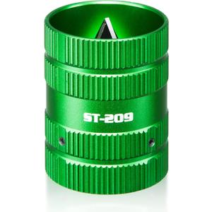 Pipe Reamer Tool, Copper PVC Tube Deburring Tool Plumping Tools Pipe Cleaner 1/4" to 1-5/8" Inner Outer Reamer Pipe Tubing Chamfer for Metal PVC PPR Copper Brass Aluminum(Green)