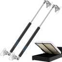 20 Inch 200Lb/890N Gas Struts, Gas Shocks Spring Prop Lift Support with L-Type Mounting Brackets for Heavy Duty Tool Box Lid RV Bed Door Boat Hatch TV Cabinet Window Basement Floor Trap Door, 2 PCS