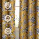 NICETOWN Curtains for Living Room 96 Inches Long 2 Panels, Room Darkening Curtains for Farmhouse, Thermal Insulated Privacy Drapes Oak Brown Botanical Floral Print Design, W52 per Panel