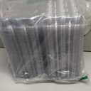 100 Pack 3x4 Plastic Egg Cartons Bulk 12 Count Clear, Reusable Stackable Dozen Chicken Eggs Containers Holders for Storage, Family, Farm Markets and Commercial Display